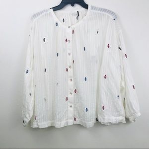 Anthropologie Akemi + Kin boho top XS